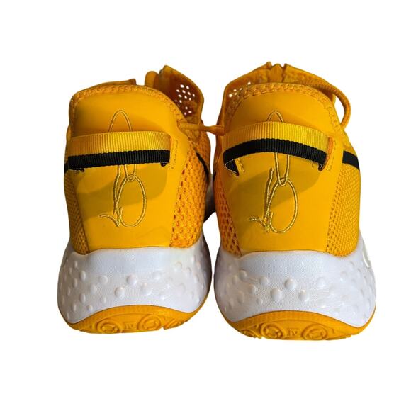 Men's Nike PG4 TB Promo University Yellow Gold CW 4134-702, Size 9, EUC - Picture 4 of 10